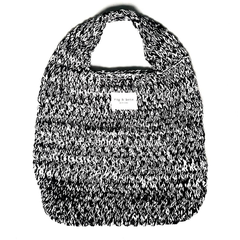 NWT Rag & Bone Bags Black & White Addison Mini Shopper Tote